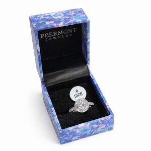 PeerMont Solitary w/ Baguette Cut Stones Round